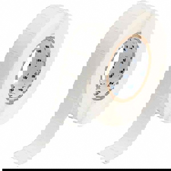 Label Maker Label: White, Polypropylene, 1-1/2